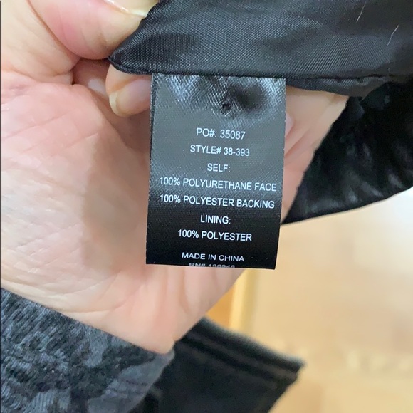 Black biker jacket - Picture 4 of 10